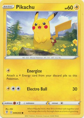 Pikachu - 49/203 - Common - King Gaming 