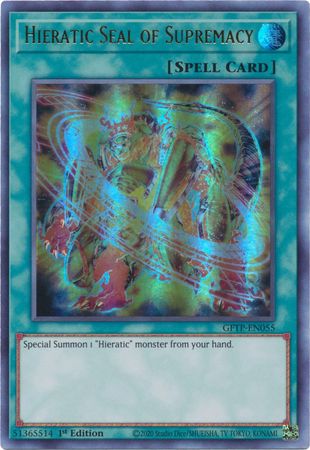 Hieratic Seal of Supremacy - Ultra Rare - King Gaming 