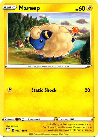 Mareep - 55/189 - Common - King Gaming 