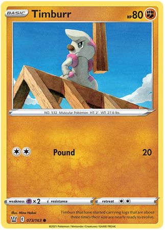 Timburr - 73/163 - Common - King Gaming 