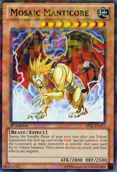 Mosaic Manticore - Mosaic Rare - King Gaming 