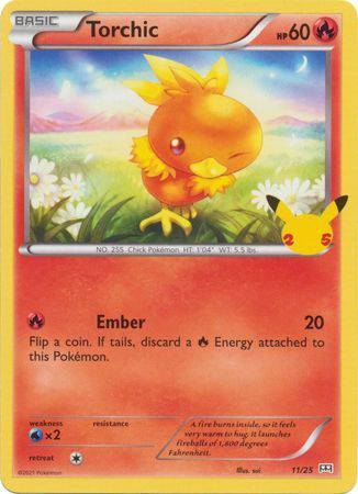 Torchic - 11/25 - NM Promo King Gaming