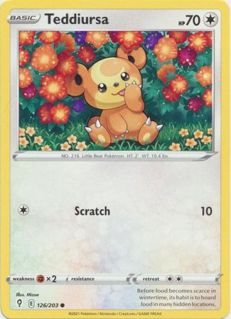 Teddiursa - 126/203 - Common - King Gaming 