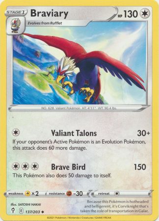 Braviary - 137/203 - Uncommon - King Gaming 