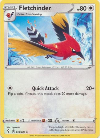 Fletchinder - 139/203 - Uncommon - King Gaming 