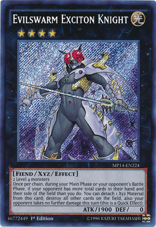 Evilswarm Exciton Knight - Secret Rare - King Gaming 