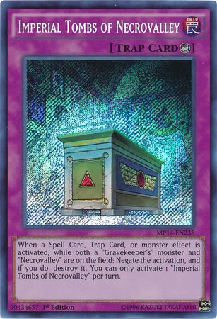 Imperial Tombs of Necrovalley - Secret Rare - King Gaming 