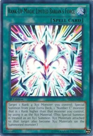 Rank-Up-Magic Limited Barian's Force - Ultra Rare - King Gaming 
