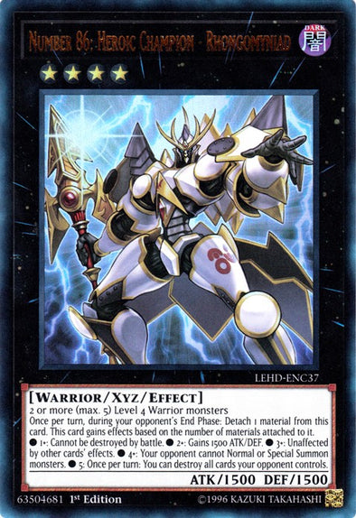 Number 86: Heroic Champion - Rhongomyniad - Ultra Rare - Yu-Gi-Oh - King Gaming 
