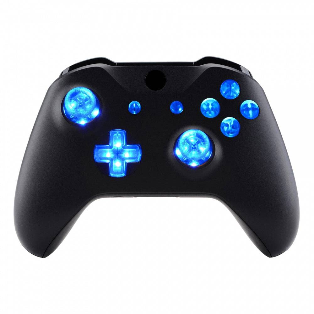 eXtremeRate Multi-Colors Luminated D-pad Thumbstick ABXY Button (DTF) LED Kit for Xbox One Standard Xbox One S / X Controller King Gaming