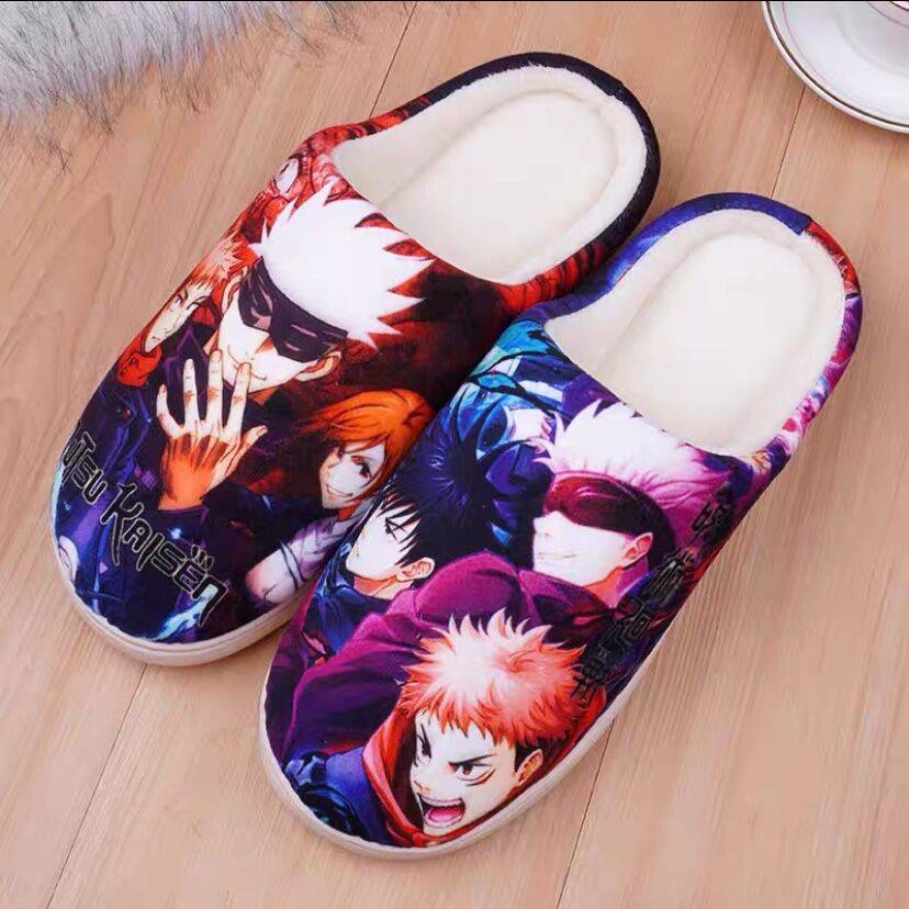 Japanese Anime Doragon Boru Shoes  Goku Winter Warm Plush Men Women Shoes King Gaming