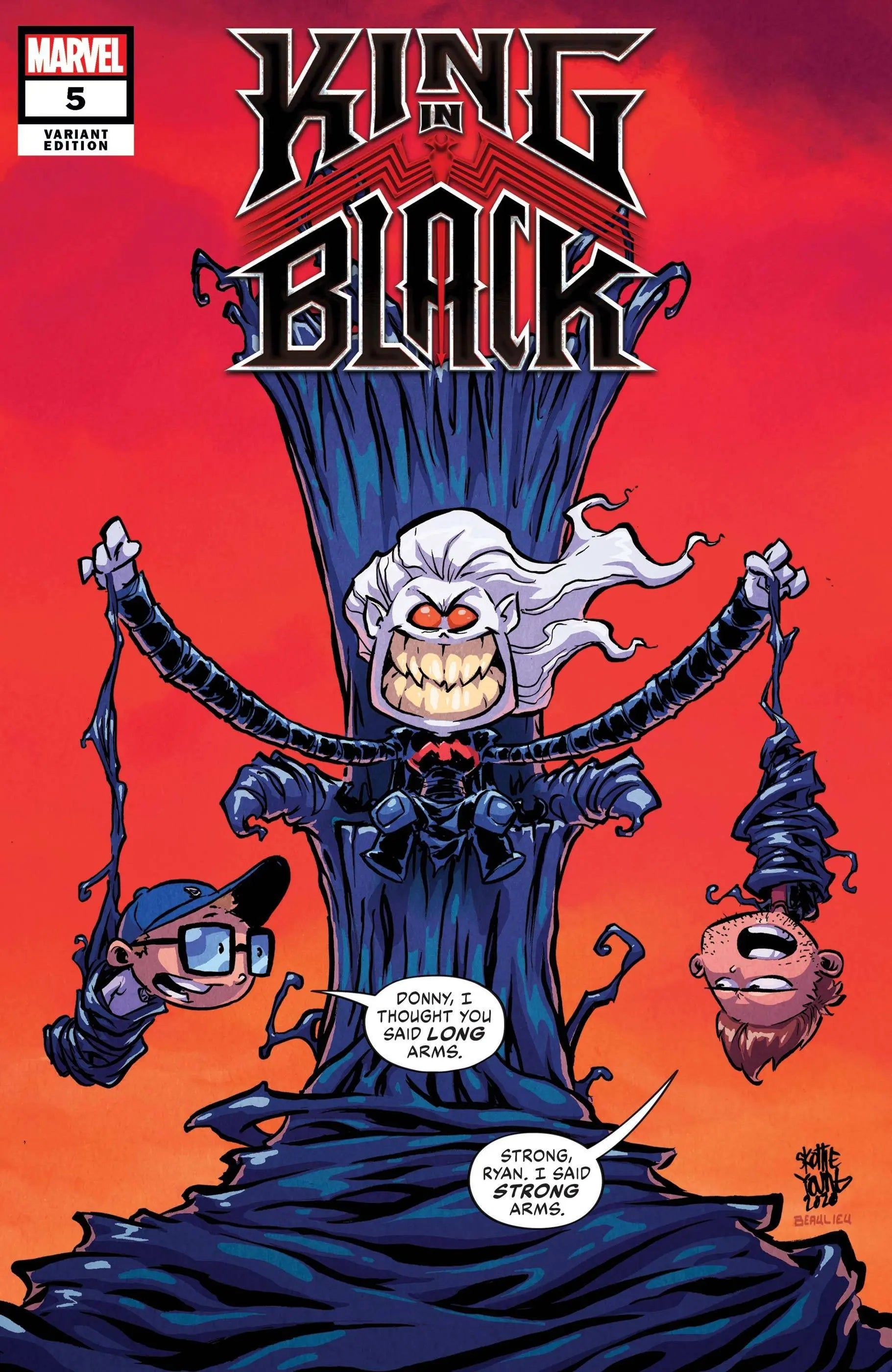 King In Black #5 (OF 5) Young VAR King Gaming