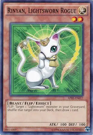 Rinyan, Lightsworn Rogue - Rare - Yu-Gi-Oh King Gaming