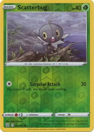 Scatterbug 11/163 - Common - Reverse Holo King Gaming