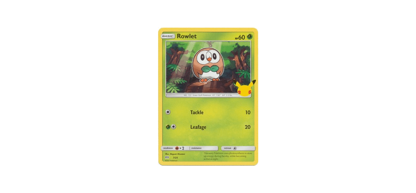 Rowlet - 7/25 - NM Promo King Gaming