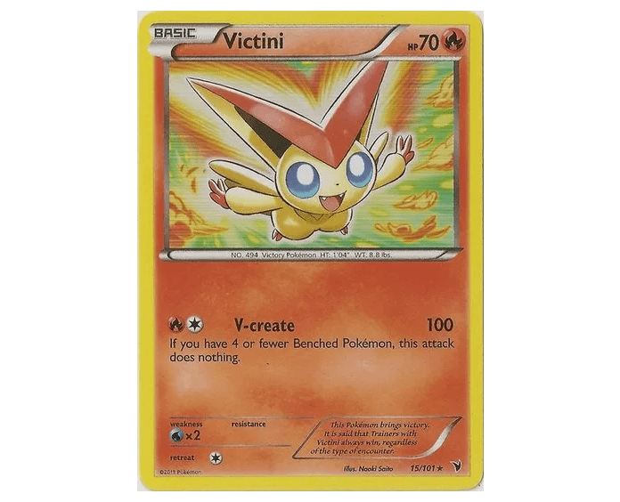 Victini - 15/101  - NM Rare King Gaming