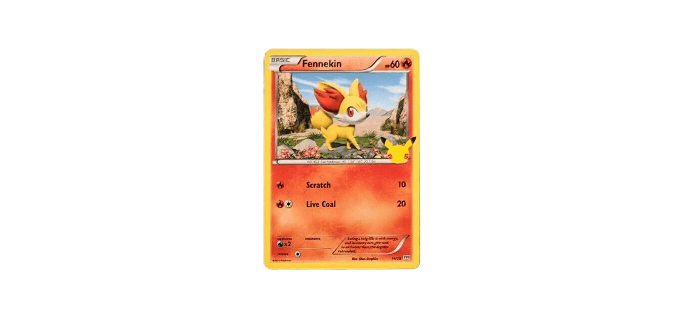 Fennekin - 14/25 - NM Promo King Gaming