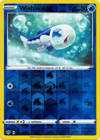 Wishiwashi - 50/189 - Common - Reverse Holo King Gaming