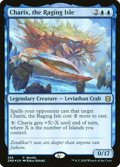Charix, the Raging Isle - #386 - Rare - Foil - King Gaming 