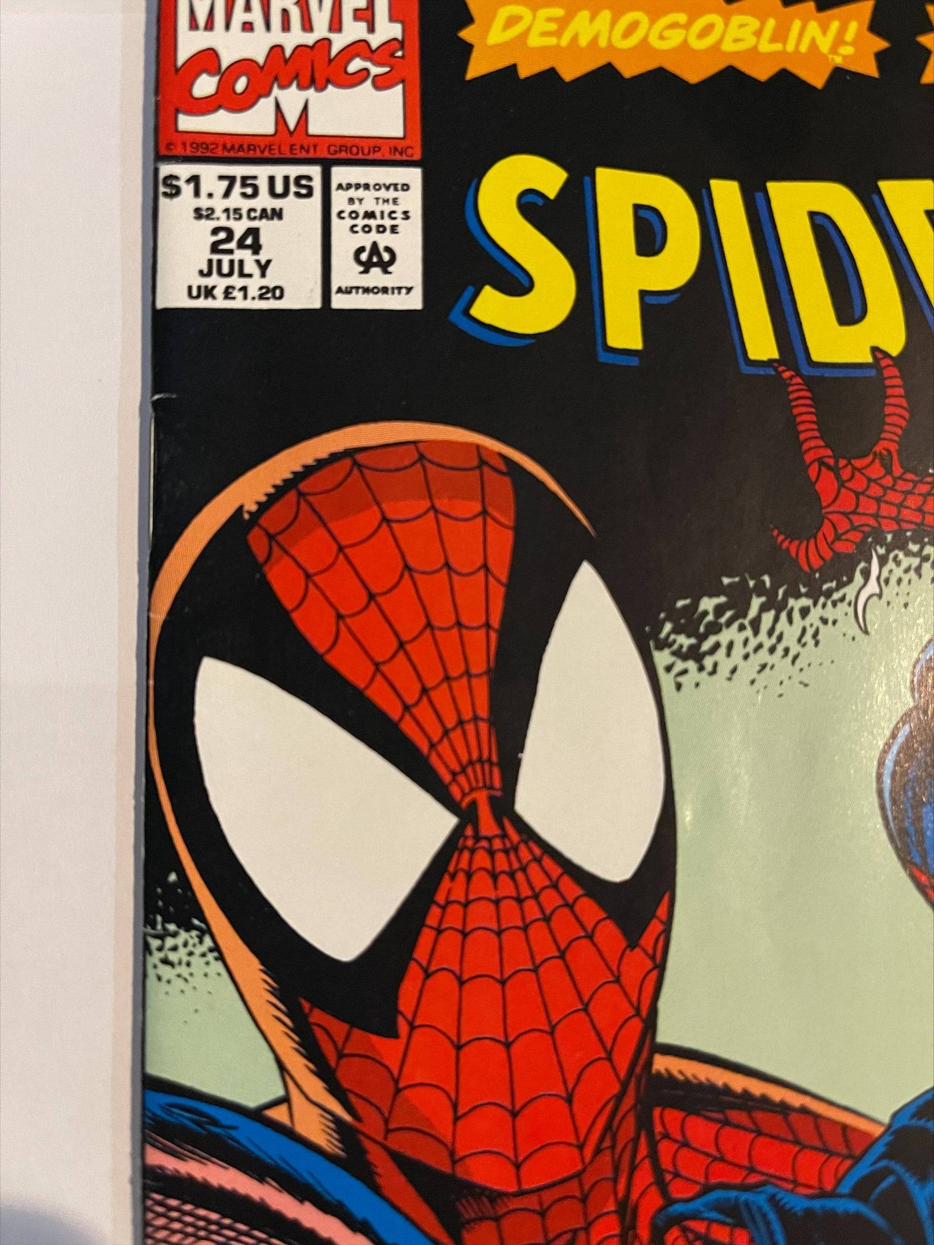 Spider-Man #24 Infinity War Crossover F-VF Marvel Comics Demogoblin Hobogoblin. King Gaming