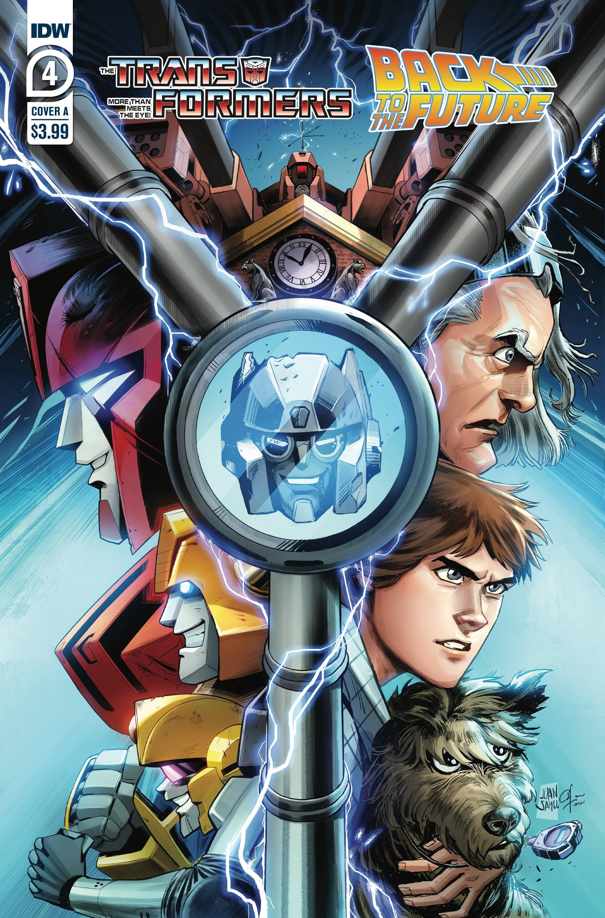 Transformers Back To Future #4 (OF 4) CVR A Juan Samu King Gaming